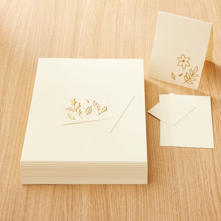 Recollections Heavyweight Cardstock, Cream, 8.5" x 11" (100 Sheets) photo 2