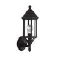 thumbnail image 2 of Sea Gull Lighting 8538701-12 Sevier 16.25" Outdoor Uplight Wall Lantern in Black, 2 of 2