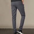 thumbnail image 5 of Mens Stretch Pants Drawstring Travel Quick Dry Light Weight Sweatpants Workout Casual Joggers with Pockets, 5 of 5