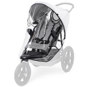 XIBUFE Jogging Stroller Rain Cover, Universal Rain Cover for Most Jogging Strollers, Waterproof Baby Travel Weather Shield, Thick &Amp; Pvc Protect from Dust and Snow, Clear