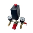 thumbnail image 1 of Interruptor de presión para compresor de , accesorio metálico de 90-125 PSI, válvula reductora de presión de regulación de voltaje de repuesto, 1 of 8