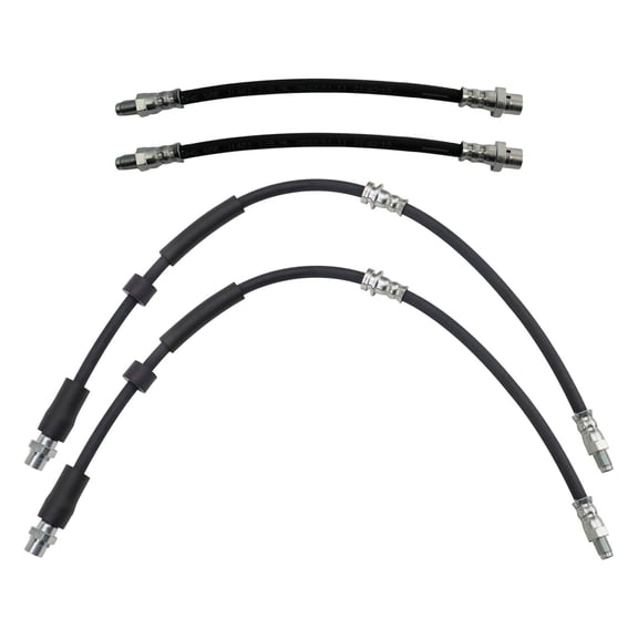 TRQ Brake Hose Set Fits 12-21 BMW