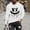 White 1, variant on Haoxianjian Long Sleeve Shirts For Men Shirts For Teens Fashionable Men'S Printed Top With Long Sleeved Round Neck And Smiling Face Printed Top/Shirtx Pullover Sweatshirt For Men