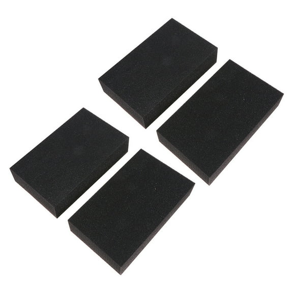 Unbranded 4-Pack Large Black Foam Car Wash Sponges Cleaner for Vehicle Cleaning and Detailing