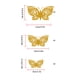 thumbnail image 4 of Worallymy Pegatinas de pared Calcomanías de pared en forma de insecto Pegatinas de cartón hueco para decoración del hogar LK03-Gold Worallymy JD735808642, 4 of 7