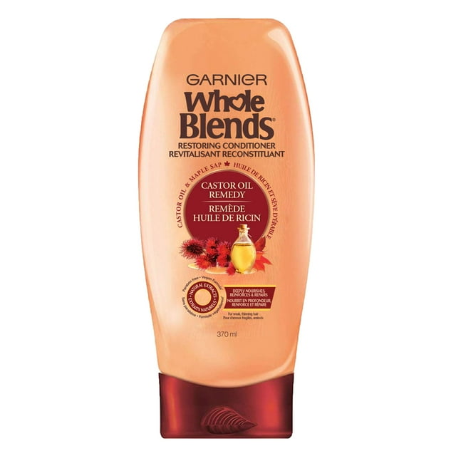 Garnier Whole Blends Acondicionador restaurador Remedio de arce para cabello seco y dañado 12.5 fl. onz.