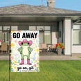 thumbnail image 3 of Joocar Go Away Frog In Cowboy Hat Garden Flag For Spring Summer Home Outdoor Garden Yard Door Decor 12x18 Inch, 3 of 5