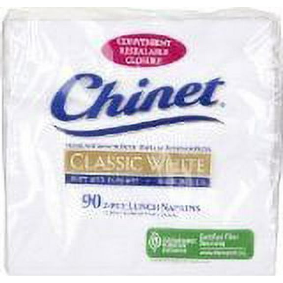 Chinet Class White Soft Napkins