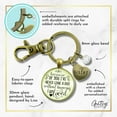 thumbnail image 6 of Sister Gutsy Goodness Bronze Metal Keychain Because of Your Love Gift Family Adult Female Jewelry, 6 of 8