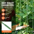 thumbnail image 3 of KFFKFF 4 Set Garden Tomato Supports, 63" Stackable Plant Stakes, Durable Cage for Vegetables, Flowers & Climbers, Ideal for Raised Beds, 3 of 9