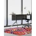 thumbnail image 6 of Unique Loom Estrella Collection Area Rug - Magnolia (7' 1" x 10' Rectangle Multi/Black), 6 of 7