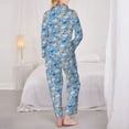 thumbnail image 3 of Bingfone Womens Pajama Sets Cute Chickens and Flowers Print,Long Sleeve Loungewear Pajamas Set-XX-Large, 3 of 8