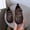 Brown, variant on Liyamei Girls Sandals For Toddlers And Kids Comfortable Flat Shoes With Hook And Loop Closure Everyday Casual Wear With Dresses For Ages 2 7 Years Girls Dress Sandals Size Beige 1.5-2 Years