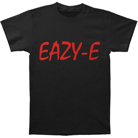 Eazy E Men's  Black Logo Tee T-shirt Black