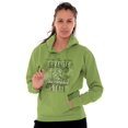 thumbnail image 2 of New Hampshire State Flower Souvenir Hoodie Sweatshirt Women Brisco Brands X, 2 of 2
