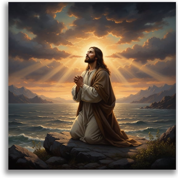 Mosaflare Diamond Art Painting Kits-Jesus,Art Craft Kits,Full Round Drill,Home Wall and Relaxing 14×14 inch