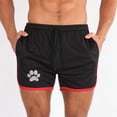 thumbnail image 2 of DDAPJ pyju Birthday Gifts! Men's Running Shorts Breathable Athletic Gym Mesh Shorts for Men Dog Paw Printed Casual Gym Workout Short Pants 2025 Bronze XXL, 2 of 7