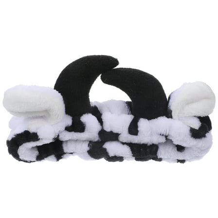 Horn Headband Small Makeup Hairband Girls Headgear Miss Flannel