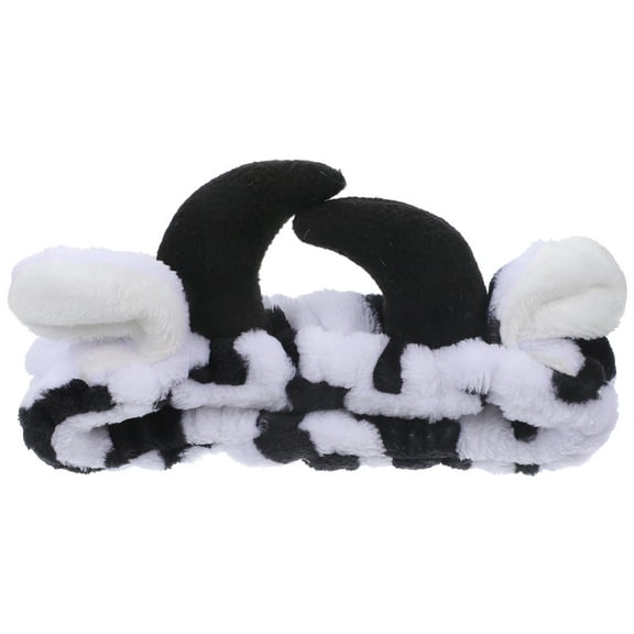 Horn Headband Small Makeup Hairband Girls Headgear Miss Flannel