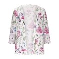 thumbnail image 4 of Nouveaux Hauts pour Femmes 2023 Grande Taille Mode Col Rond Décontracté Manches Longues Chandail Imprimé Hauts Blouse Chemise à Manches Longues pour Femmes, 4 of 6