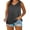 Dark Gray, variant on DeHolifer Tank Tops for Women Loose Casual Flowy Tank Tops Plus Size V-Neck Trendy Sleeveless Summer Basic Tops Pink 2XL