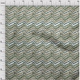 thumbnail image 3 of oneOone Organic Cotton Voile Fabric Chevron Flame Stitch Decor Fabric Printed BTY 42 Inch Wide, 3 of 4