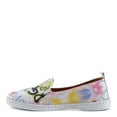 thumbnail image 2 of Spring Step Carraway Women's Leather Flats with Cushioned Footbed, Print, Detail, 2 of 7