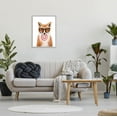 thumbnail image 2 of Stupell Industries Fox Holding Donut Wearing Glasses Graphic Art Gray Framed Art Print Wall Art, Design by Elizabeth Tyndall, 2 of 7