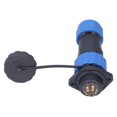 thumbnail image 4 of Aviation Power Connector, IP68 Protection SP20 Oxidation  AC380V  Conductivity Waterproof Plug Socket Copper Contacts  For Electronic Equipments 2 Pin 380V 25A,3 Pin 380V 25A,4 Pin, 4 of 8