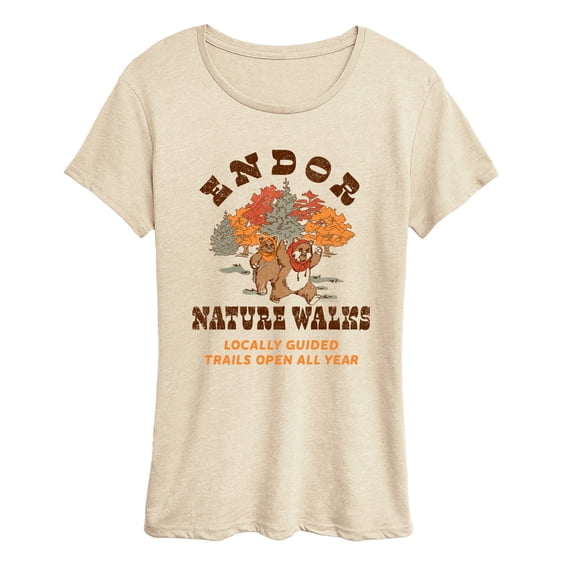 Star Wars - Endor Nature Walks - Women's Short Sleeve Graphic T-Shirt