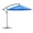 Blue, variant on Pure Garden 10-Foot Offset Patio Umbrella with Crank and Base (Blue)