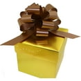thumbnail image 2 of Brown Decorative Gift Pull Bows - 5" Wide, Set of 10, Chocolate Brown, Fall Decor, Wreath, Thanksgiving, Christmas, 2 of 2