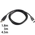 thumbnail image 3 of pitrice Firewires 6Pin USB Adapter Cable 6FT For Printer Scanner Digital Camera 6FT Firewires 6Pin To USB 3 m, 3 of 6