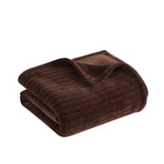 Mainstays Chenille Reverse to Plush Throw, Caffeine Brown, 50 in x 60 in