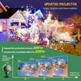 thumbnail image 3 of Christmas Snowfall Projector Lights, Indoor Outdoor Holiday Snowflake Projector Lights, Clear Rotating Snow Falling Lamp for Halloween Xmas Party Garden Landscape Decoration（Snow Spots）, 3 of 5