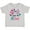 AC-Heather Grey, variant on I Love My Mimi Pink and Blue Fox with Hearts Boys or Girls Baby T-Shirt