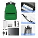 thumbnail image 4 of Disketp Green St. Patrick’s day Mochila Ligera Clásica con Múltiples Bolsillos, Mochila Casual para Hombre y Mujer, Ideal para Escuela, Trabajo y Viajes, 4 of 6