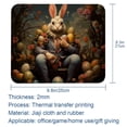 thumbnail image 5 of Easter Printed Square Mouse Pad, 8.3x9.8 Inch Non-Slip Rubber Bottom Gaming Mouse Pad for Office Use, 5 of 6