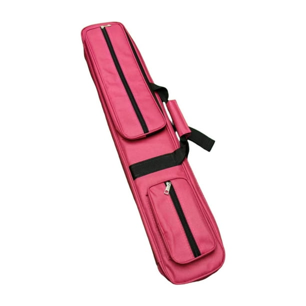 Estuche de transporte para taco de billar, bolsa para taco de billar con correa de transporte, práctica bolsa de tela Oxford para taco de billar para