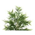thumbnail image 5 of JERFIT 50 inch Artificial Bamboo Tree Potted Floor Plant in Black Pot, Faux Indoor Greenery Decor with Realistic Green Leaves, 5 of 5