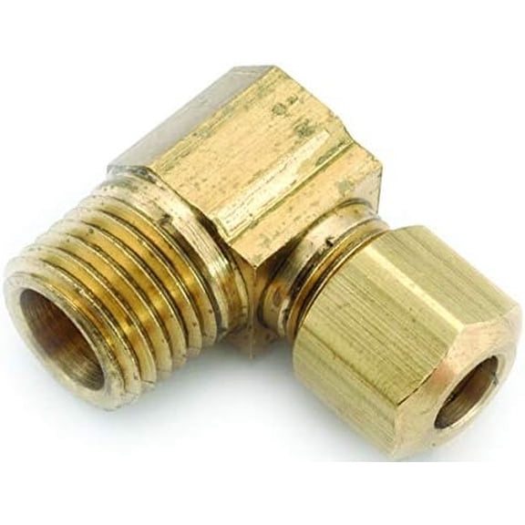 Anderson Metals Corp. 90 Degree Male Compression Elbow - Compression 90 Elbow - Multicolor