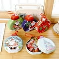 thumbnail image 3 of POINTERTECK Christmas round Tinplate Box Christmas Candy Jar Gift Box Christmas Tree Decoration, 3 of 11
