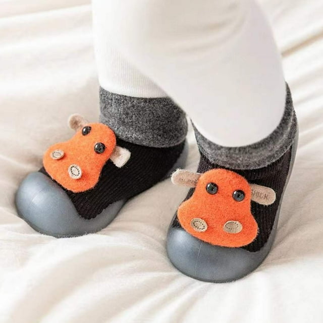 LSLJS Baby's First Walkers Chaussures d'Hiver pour Bébé Tout-Petit Chaussures de Sol pour Bébé Chaussures d'Intérieur pour Enfants Chaussures d'Hiver Mignonnes, Chaussures pour Enfants