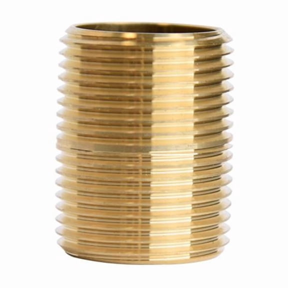 3/4 in. MPT Brass Close Nipple