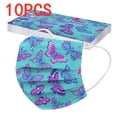 thumbnail image 3 of 10pcs Mascarillas Adult Masque Jetables Butterfly Print Disposable Three Layer Face Mask Express Shipping Included, 3 of 10