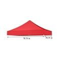 thumbnail image 3 of Lolmot Po-p Up Canopy Replacement Canopy Tent Top-Cover, 6.56x6.56/8.2x8.2/9.84x9.84ft Replacement Canopy Cover for Instant Canopy Tent，Shade and Protect From UV Rays, 3 of 5