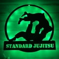 thumbnail image 3 of Handmadetneonsign Brazilian Jiu Jitsu Metal Wall Art Light, Dojo Metal Sign Wall Decor, Dojo Metal Decor, 3 of 5