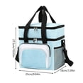 thumbnail image 2 of Insulated Lunch Bag, Portable Cooler Tote with Handle and Strap, Leak-Proof Reusable Lunch Box for Daily Commute, Office, Picnic, Travel, and Outdoor Adventures, 2 of 7