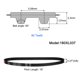 thumbnail image 2 of Paquete de 3 correas de distribución 180XL 90 dientes de goma negra, correa de impresión 3D, 2 of 6