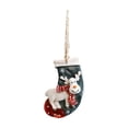 thumbnail image 2 of Qjidjing Christmas Tree Hanging Ornaments, Xmas Hanging Resin Pendants, for Home Window, Wreath Display, Indoor Holiday Gift Decor, 2 of 6